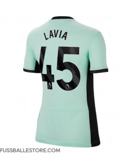 Günstige Chelsea Romeo Lavia #45 3rd trikot Damen 2023-24 Kurzarm